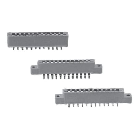 Connectivity Solutions Card Edge Connector, 22 Contact(S), 1 Row(S), 0.156 Inch Pitch, Solder Lug Terminal, Hole 50-22A-20